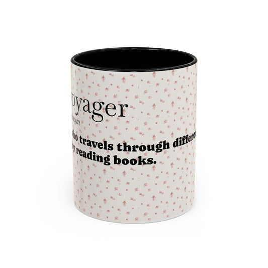 Book Lover's Accent Coffee Mug - Perfect Gift for Readers, Literary Cafés, Home Décor, Cozy Vibes